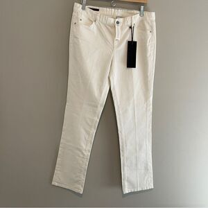 Club Monaco White Ella Slim Straight Jeans NWT Size 32